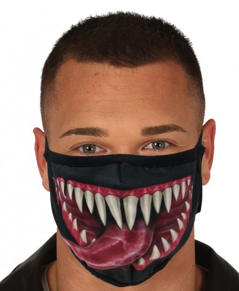 Mouth nose mask monster