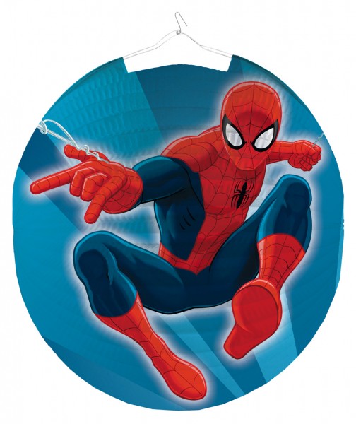 Spiderman On A Mission Lantern Round 25cm