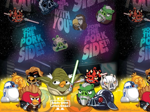 Nappe Angry Birds Star Wars 1,8 x 1,2m