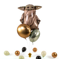 Vorschau: XL Heliumballon in der Box 3-teiliges Set Star Wars Mandalorian