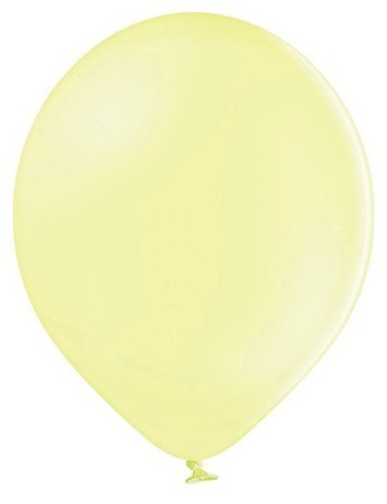 50 feestelijke ballonnen pastelgeel 27cm