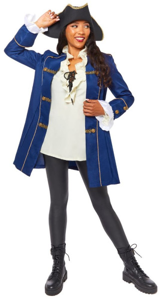 Pirate coat deluxe for women