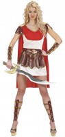 Vorschau: Stolzes Gladiatoren Damenkostüm