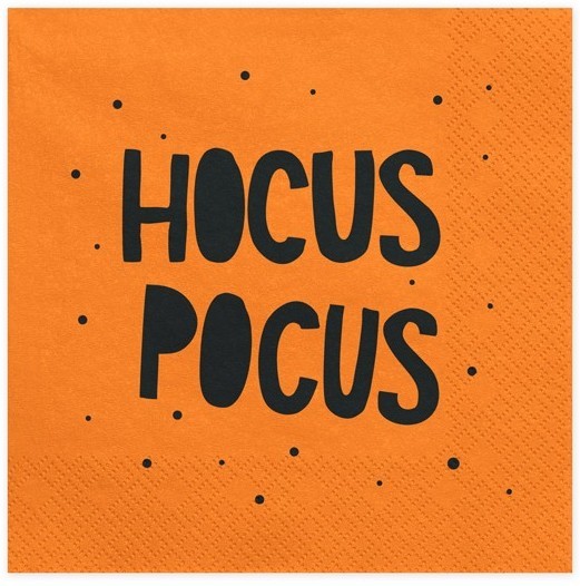 20 Hocus Pocus servetten 16,5 x 16,5 cm