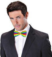 Colourful Striped Bow Tie