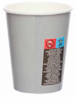 Preview: 8 Stone Gray paper cups 227ml