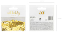 Preview: Golden 30th Birthday sprinkle decoration 15g