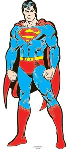 Superman Comic Stand di cartone 92 cm