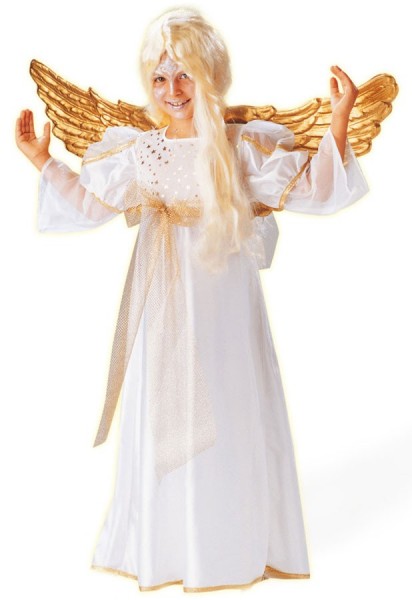 Illustrerende engel barn kostume