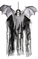 Dekoracja wisząca szkielet anioła śmierci 60cm