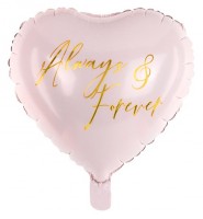 Förhandsgranskning: Always & Forever Wedding folieballong 35cm