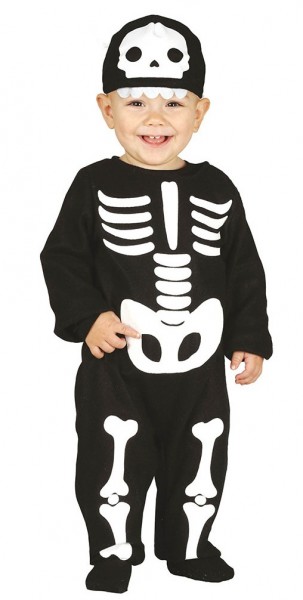 Dolce costume da scheletro bambino