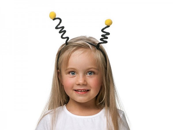 Bee headband with antennae 2