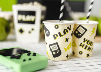 Preview: 6 paper cups Press Play 220ml