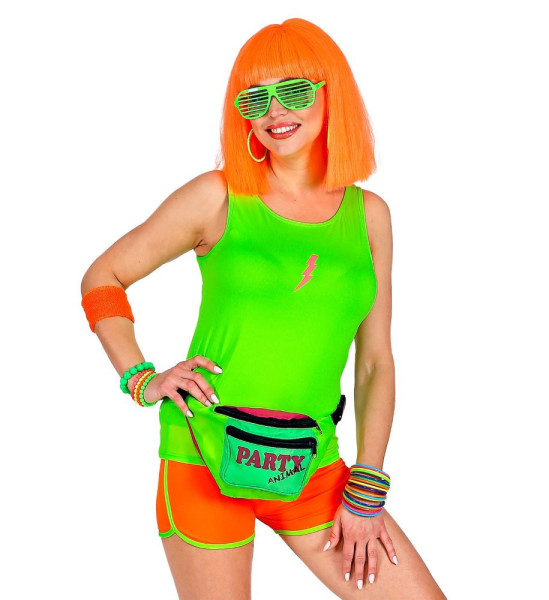 Retro Hot Pants für Damen neon-orange 3