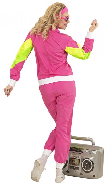 Roze funky joggingpak 3