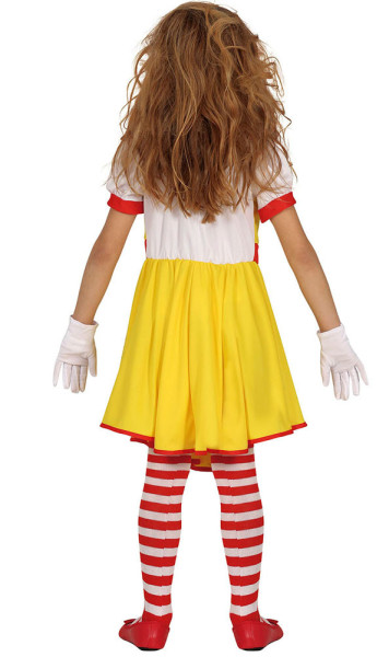 Horror Burger Clown Mädchenkostüm