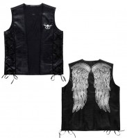 Preview: Dark rocker angel vest