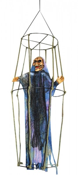 Fantôme dans la cage avec son et mouvement 80cm