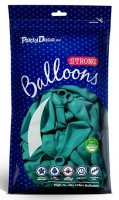 Preview: 100 party star balloons turquoise 27cm