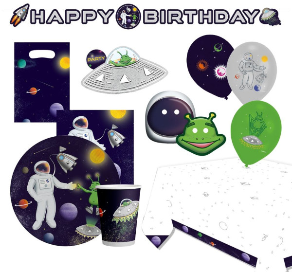 Space Expedition party pack 64 pezzi