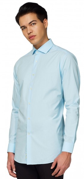 Lys blå OppoSuits shirt til mænd