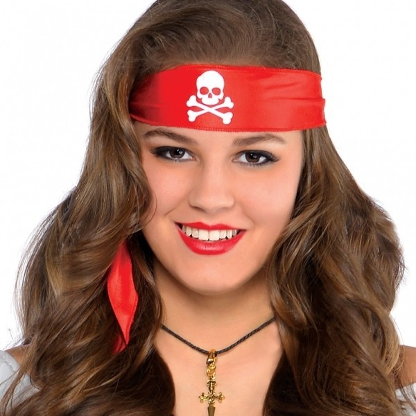 Costume de pirate rouge Miss Chanel 3