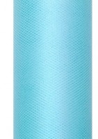 Preview: Tulle fabric Luna turquoise 20m x 8cm