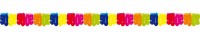 Colorful paper garland 50