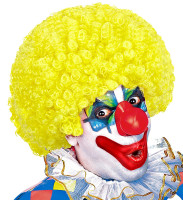 Vorschau: Gelbe Clownsperücke für Erwachsene