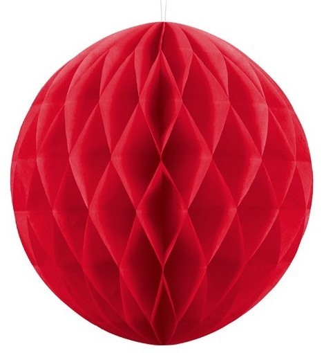 Honeycomb ball Lumina red 30cm