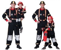 Vista previa: Disfraz de bombero Vincent para niño