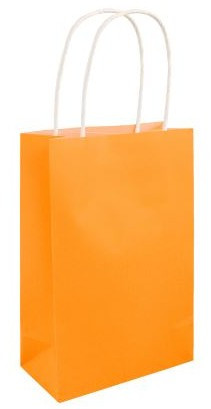 Pomarańczowa papierowa torba na prezent