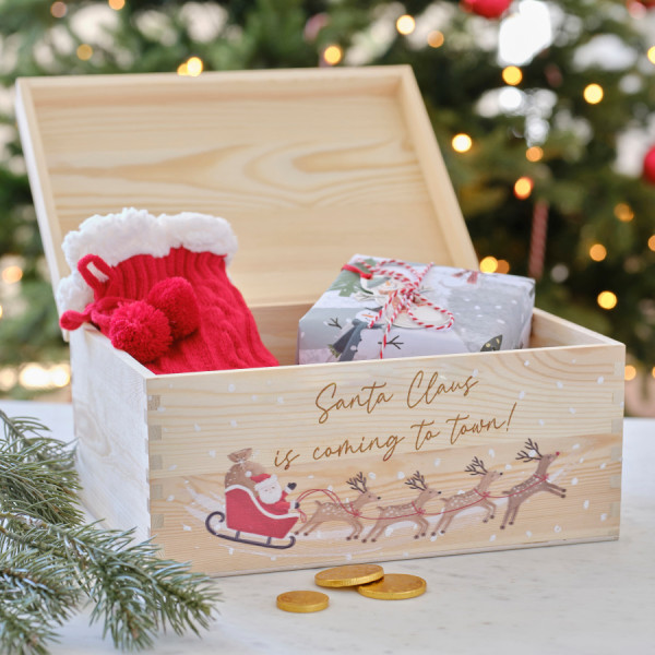 Caja regalo Tierra de Navidad