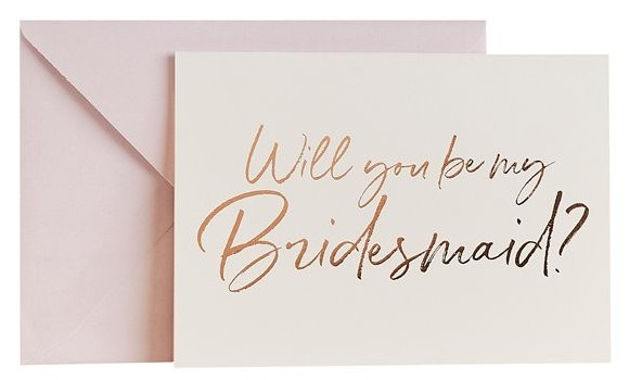 5 Will you be my Bridesmaid cards