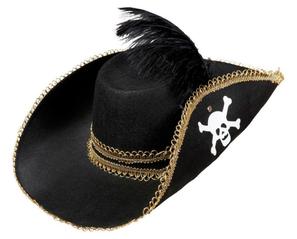 Pirate hat with skull