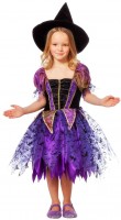 Vista previa: Disfraz de brujita violetta para niño