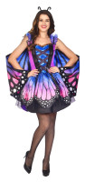 Oversigt: Schmetterling-Kostüm Violetta für Damen