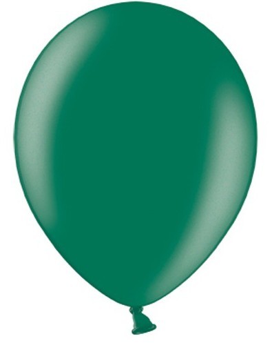 100 globos verde oscuro 25cm