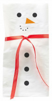 Preview: 16 snowman napkins 32cm