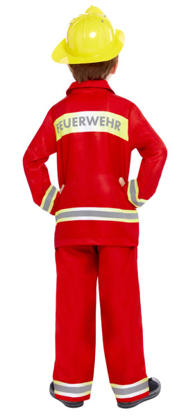 Feuerwehr Kinderkostüm in Rot 6