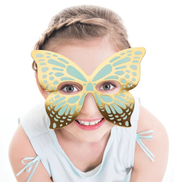8 Fly Butterfly Papier Masken 3
