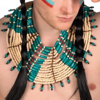 Vorschau: Soleaawa Indianer Perlen Halskette