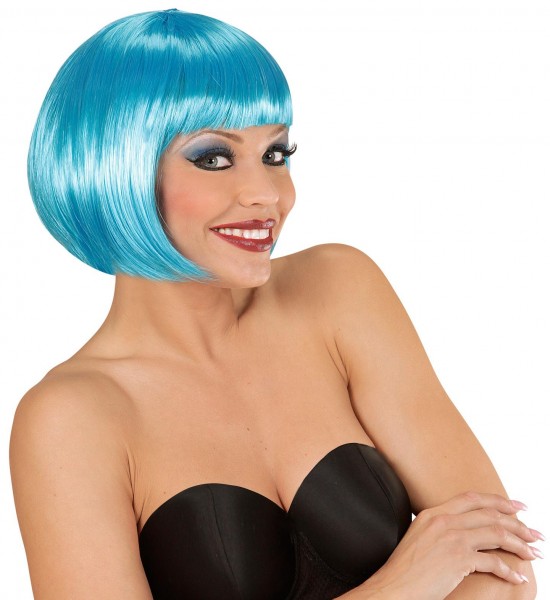 Light blue bob wig 3