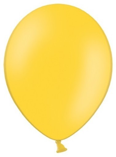 100 Partystar Luftballons gelb 30cm