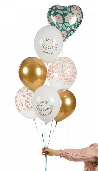 6 Let love grow Luftballons 30cm 3