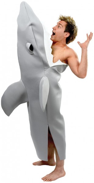Disfraz de tiburón ataque de tiburón