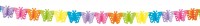 Preview: Colorful butterfly garland 4m