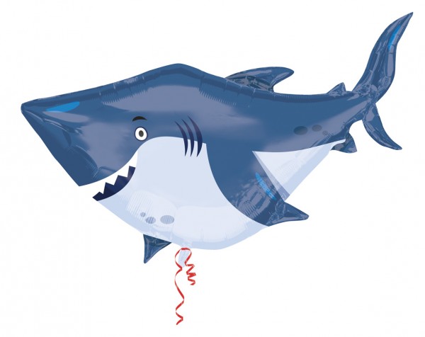 Sharky figuur van folieballon haai