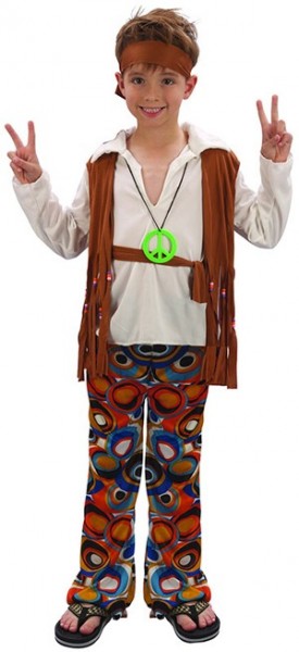 Disfraz infantil de Jakob hippie de los 60
